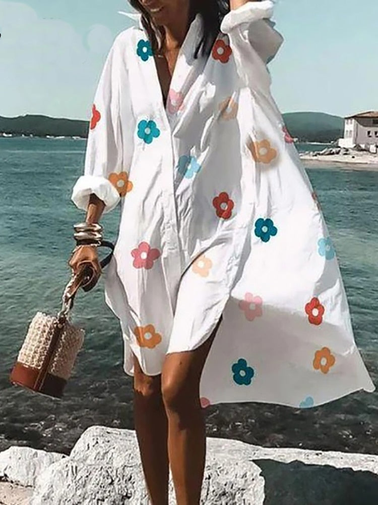 Oversized Short Beach Dress