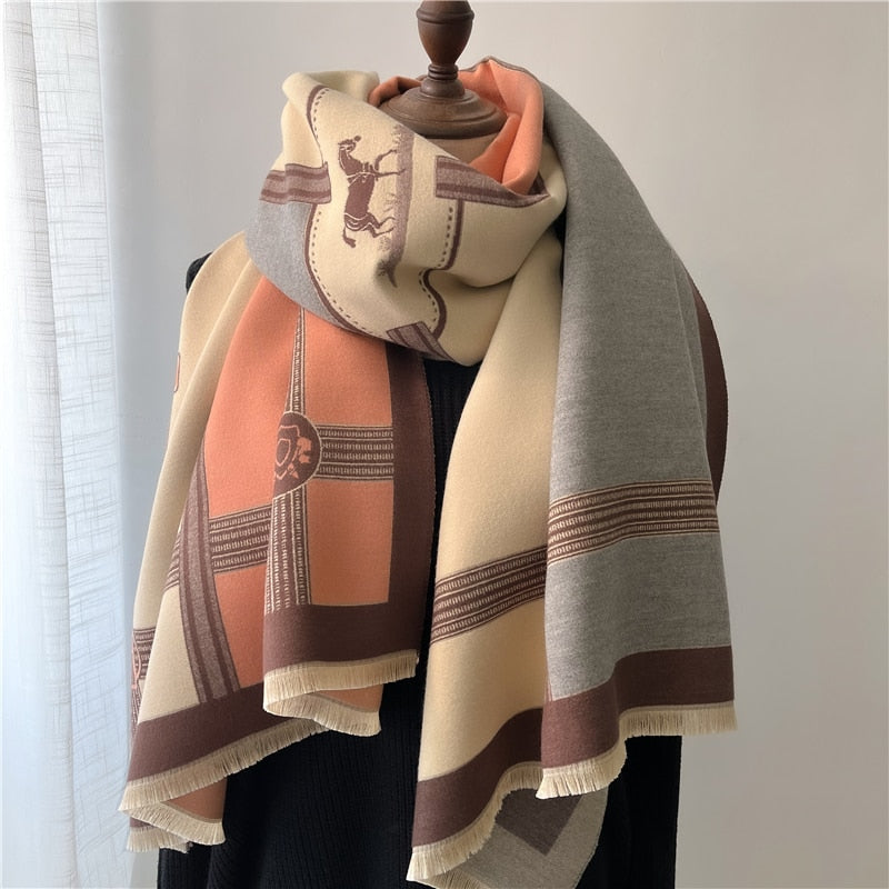Women Cashmere High-Quality Pashmina Blanket