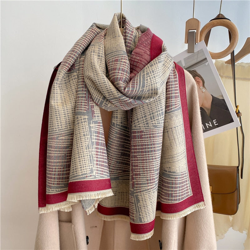 Women Cashmere High-Quality Pashmina Blanket