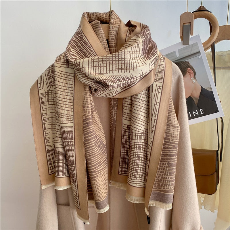 Women Cashmere High-Quality Pashmina Blanket