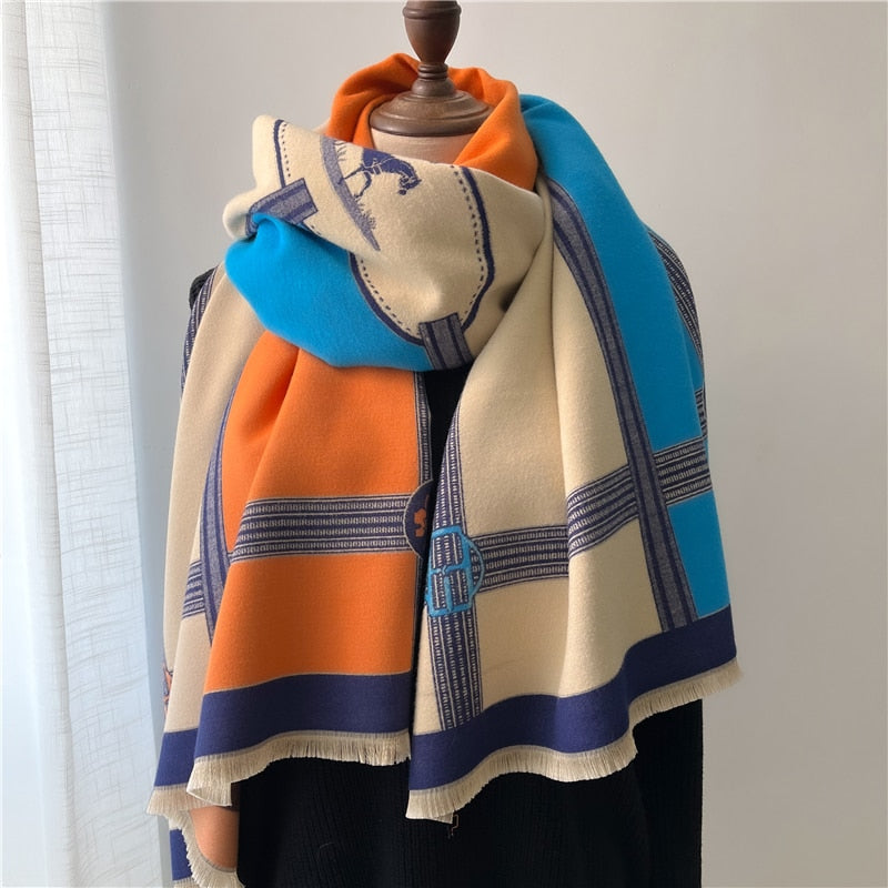 Women Cashmere High-Quality Pashmina Blanket