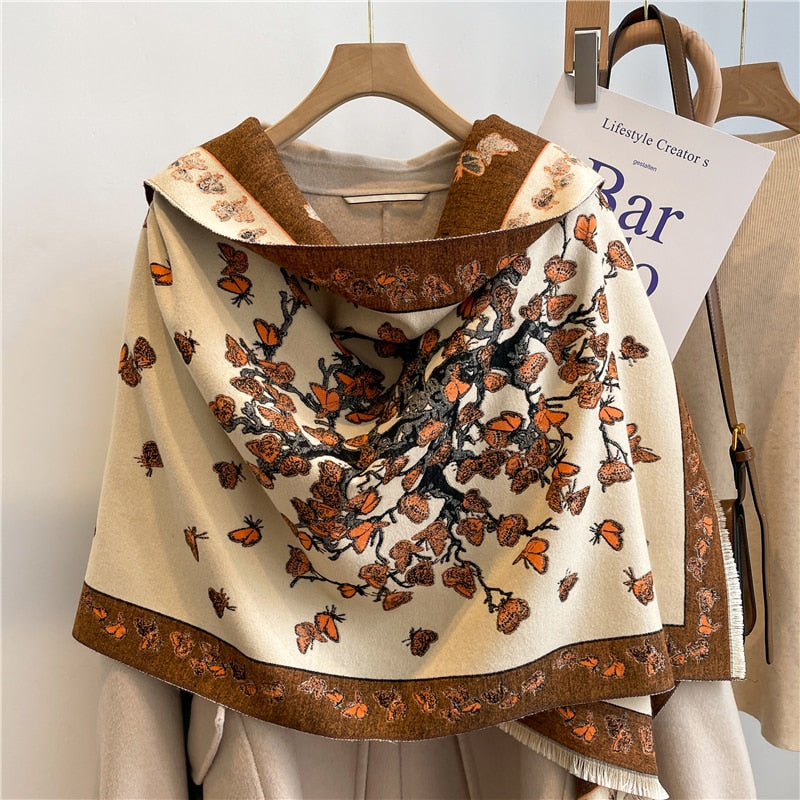 Women Cashmere High-Quality Pashmina Blanket
