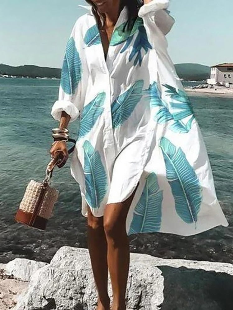 Oversized Short Beach Dress