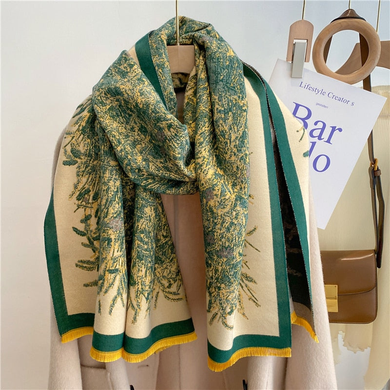 Women Cashmere High-Quality Pashmina Blanket