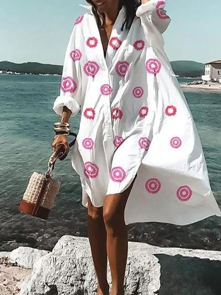 Oversized Short Beach Dress