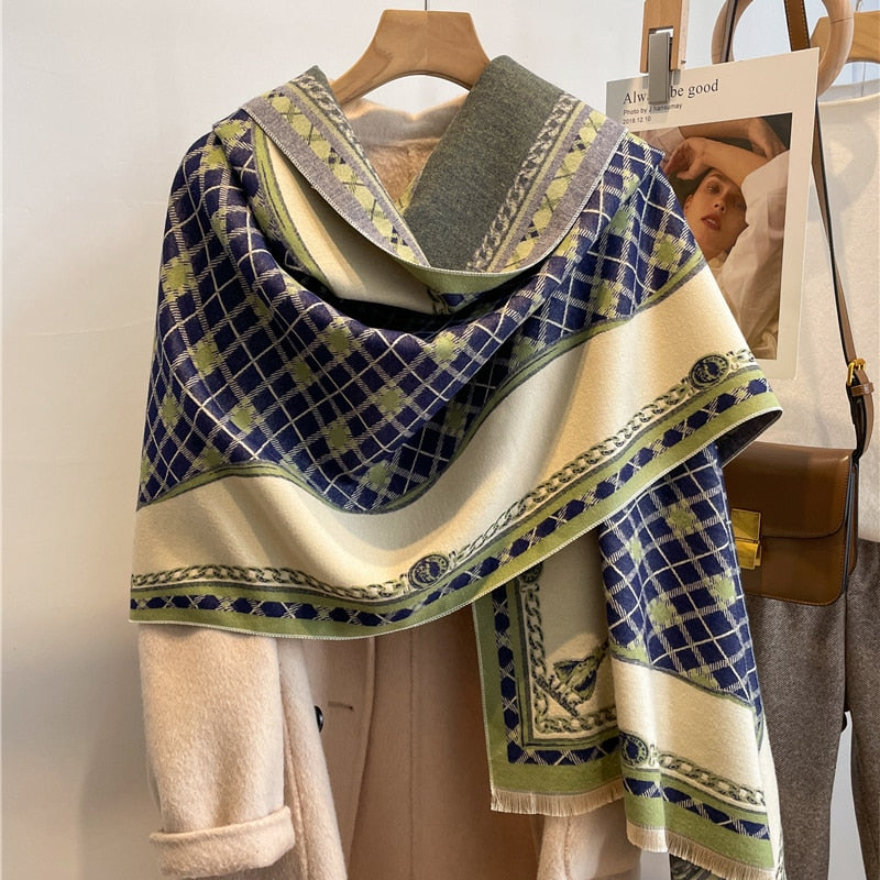 Women Cashmere High-Quality Pashmina Blanket