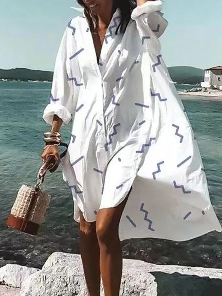 Oversized Short Beach Dress