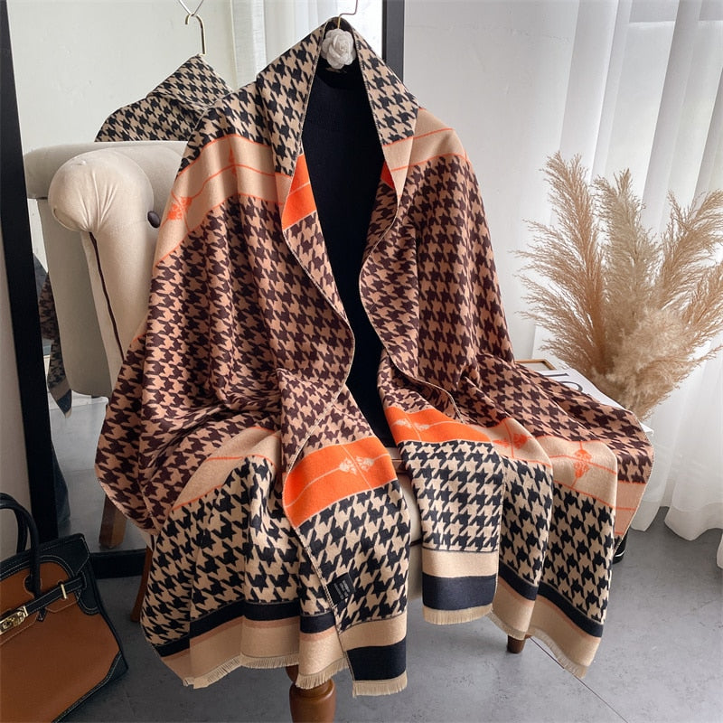 Women Cashmere High-Quality Pashmina Blanket