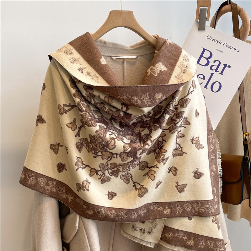 Women Cashmere High-Quality Pashmina Blanket