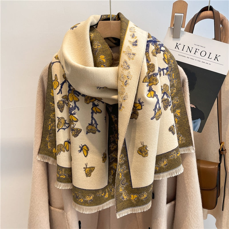 Women Cashmere High-Quality Pashmina Blanket
