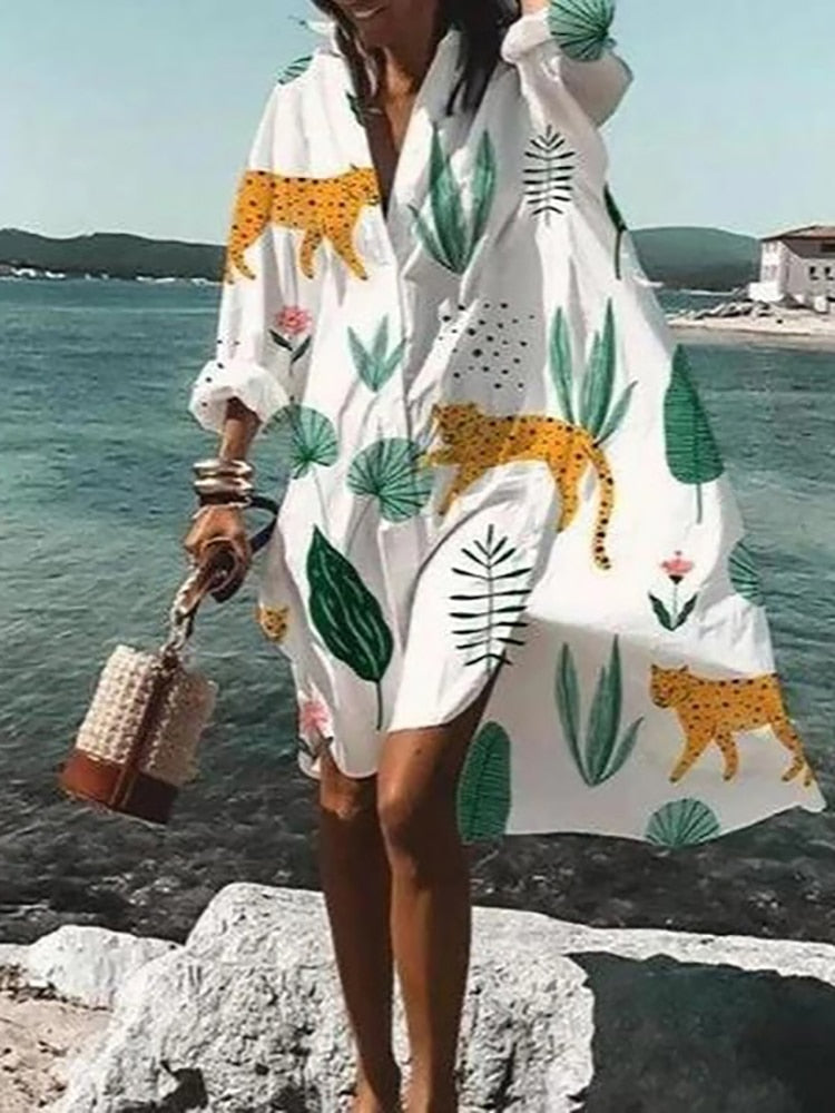 Oversized Short Beach Dress