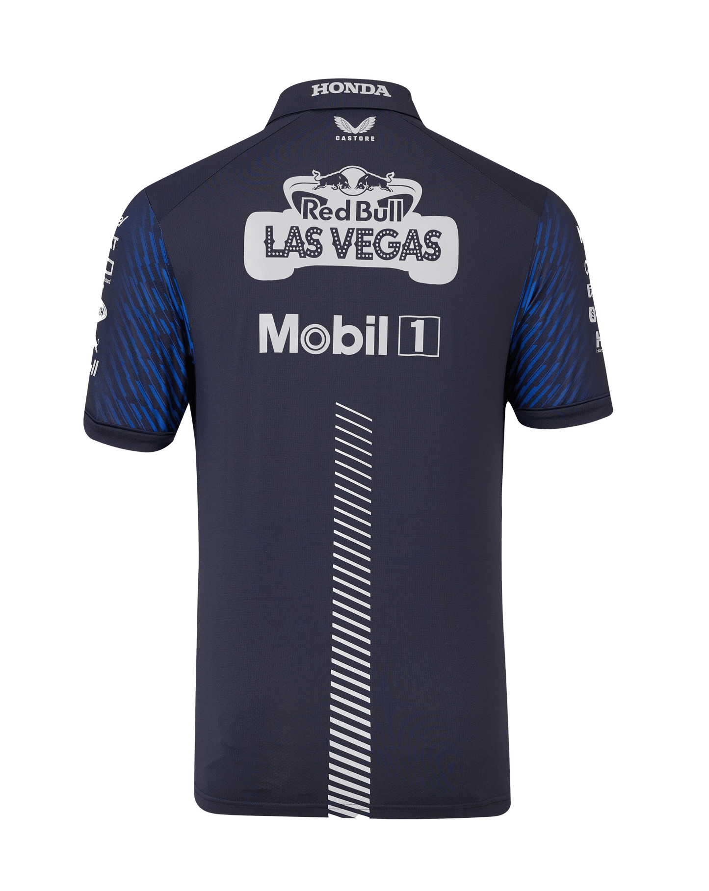 Red Bull Racing F1 2023 Special Edition Las Vegas GP Team Polo Shirt - Navy