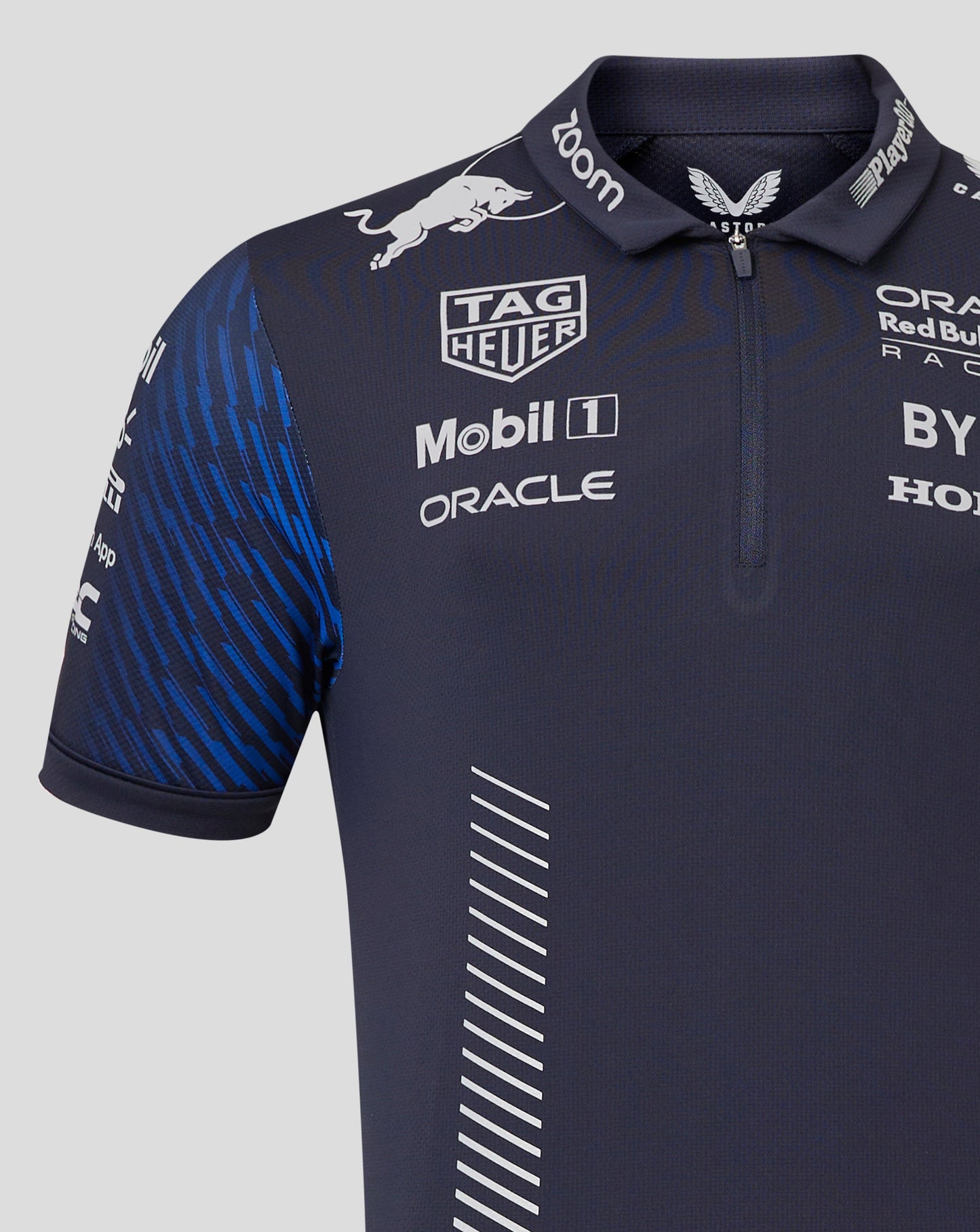 Red Bull Racing F1 2023 Special Edition Las Vegas GP Team Polo Shirt - Navy