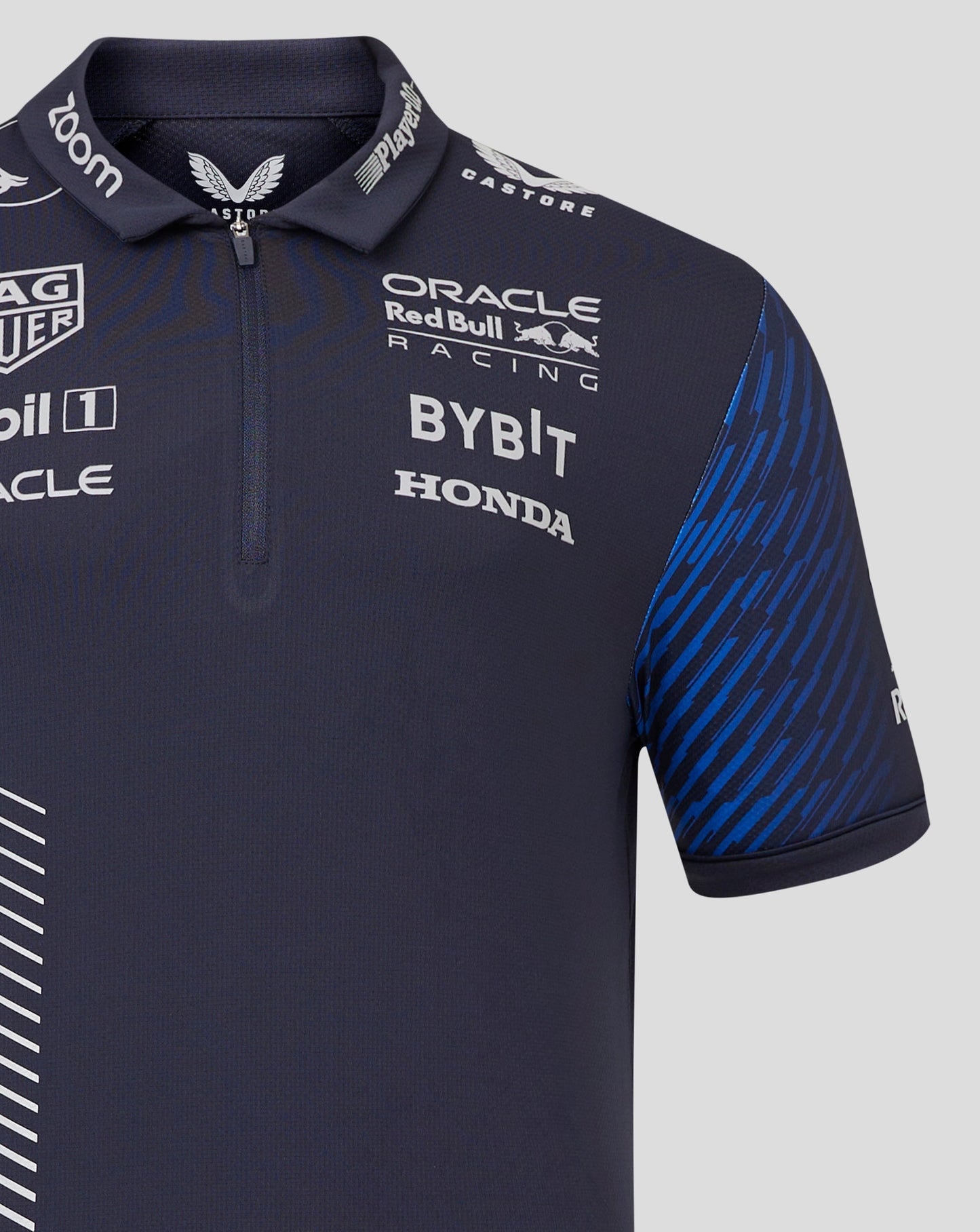 Red Bull Racing F1 2023 Special Edition Las Vegas GP Team Polo Shirt - Navy