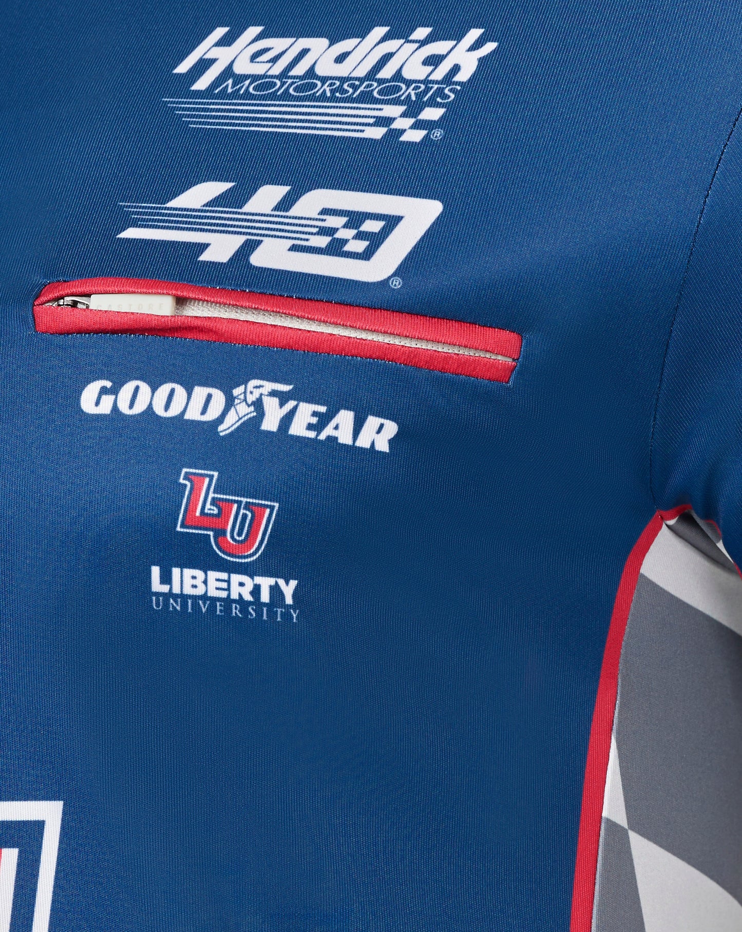 Hendrick Motorsport William Byron #24 Liberty University Polo Shirt - Blue