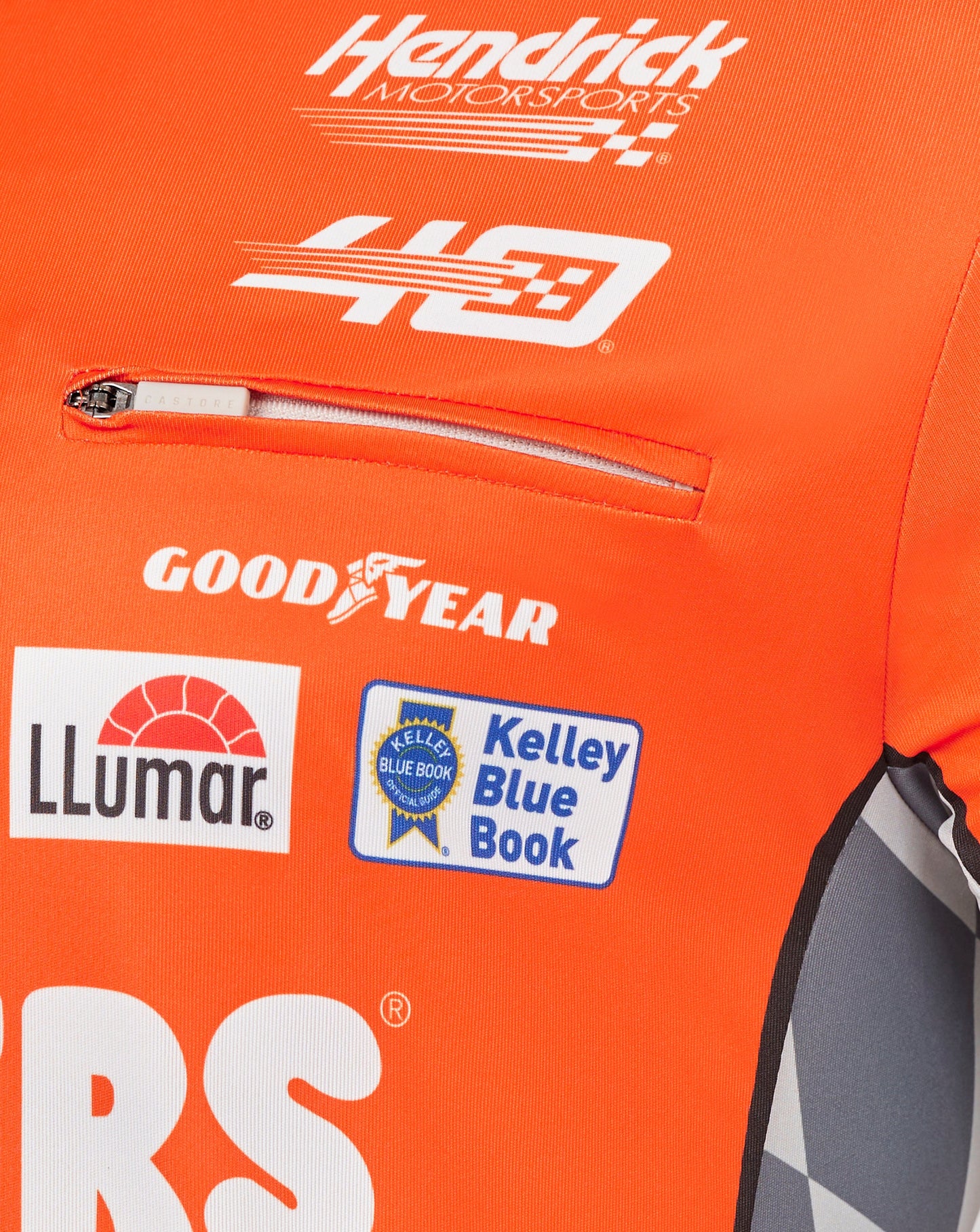 Hendrick Motorsport Chase Elliot #9 Hooters Polo Shirt - Orange