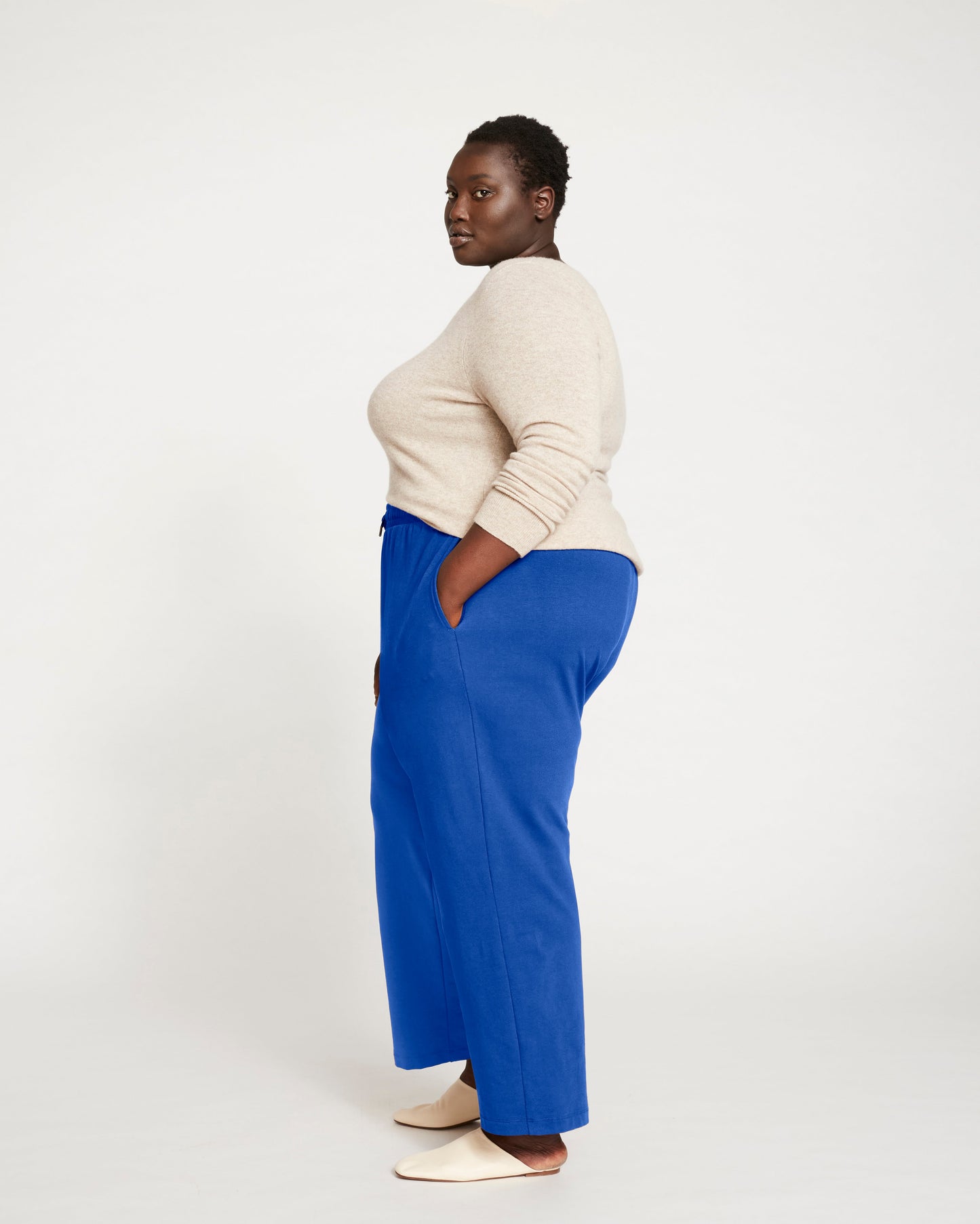 Classic Light Terry Sweatpants - Lapis