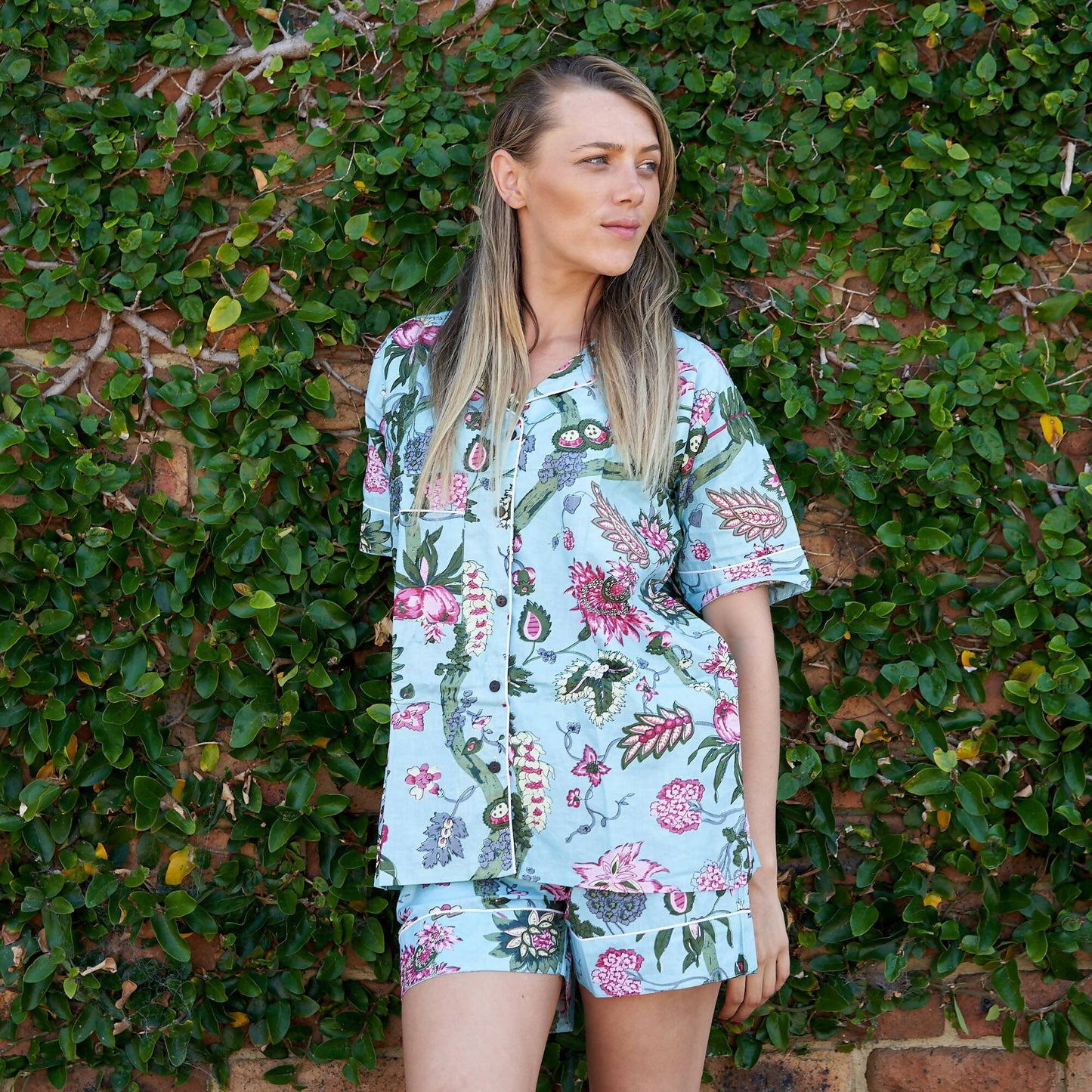Women's Cotton Pj Shorts, Pajama Set Women, Bridesmaid Pajama, Cotton Sleep Shorts, Sleepwear Mothers Day Valentines Day Gift