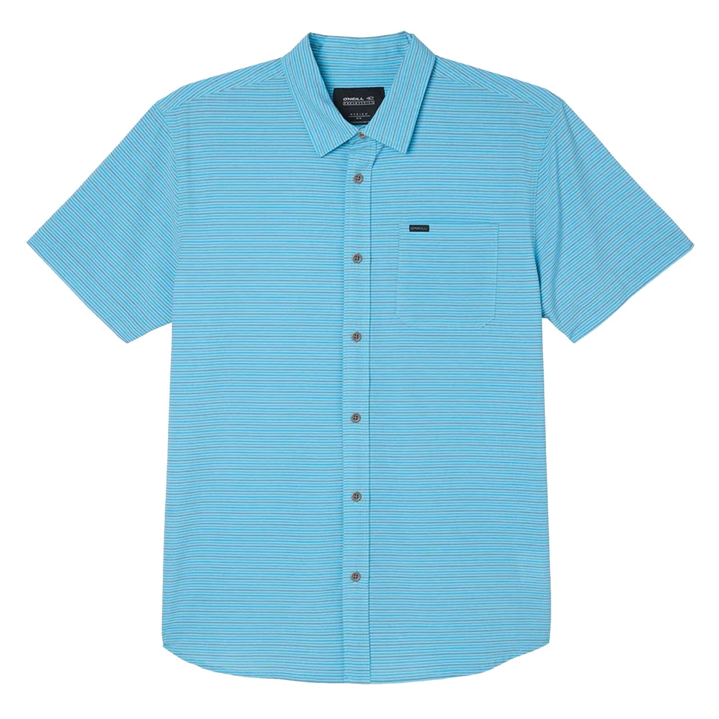 O'Neill Traveler Traverse Stripe Men's S/S Dress Shirt