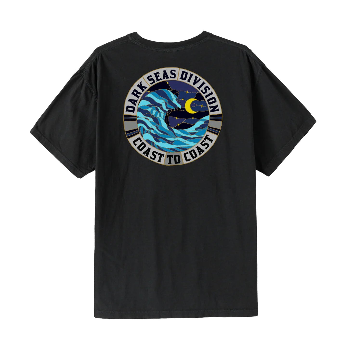 Dark Seas Crystal Clear Pigment Men's S/S T-Shirt