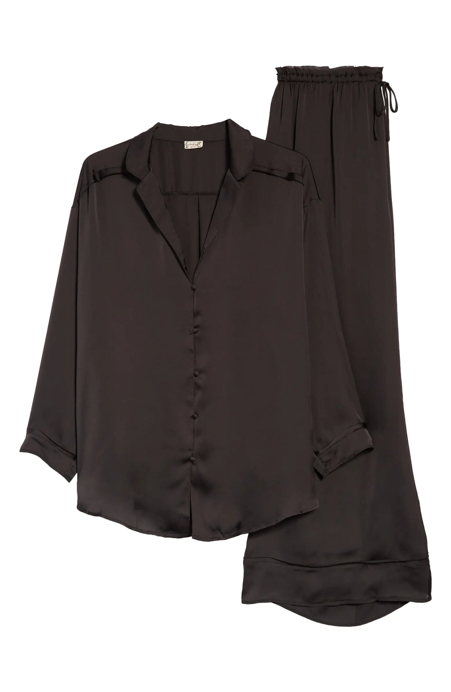 Dreamy Days Pajama Set in Black