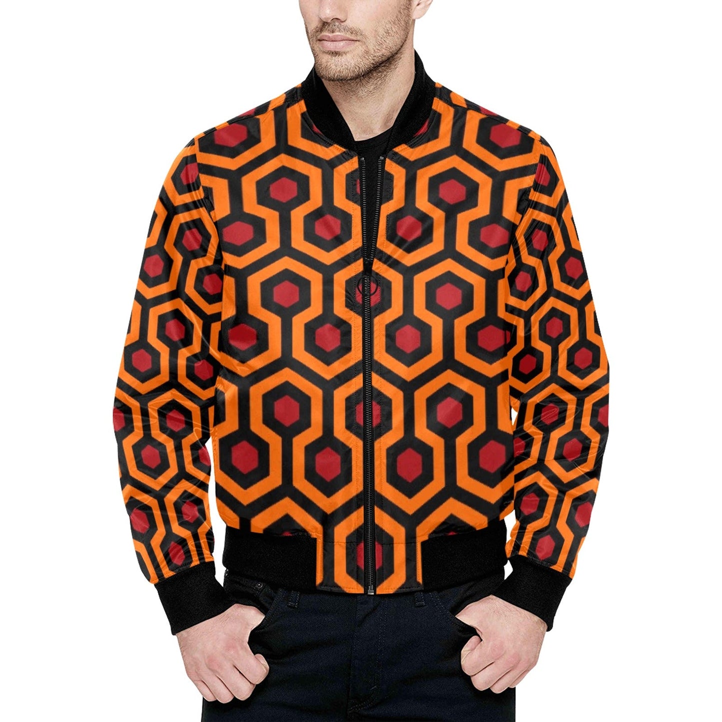 The Shining jacket - Overlook hotel Carpet | Horror Freak Quilted Bomber Jacket