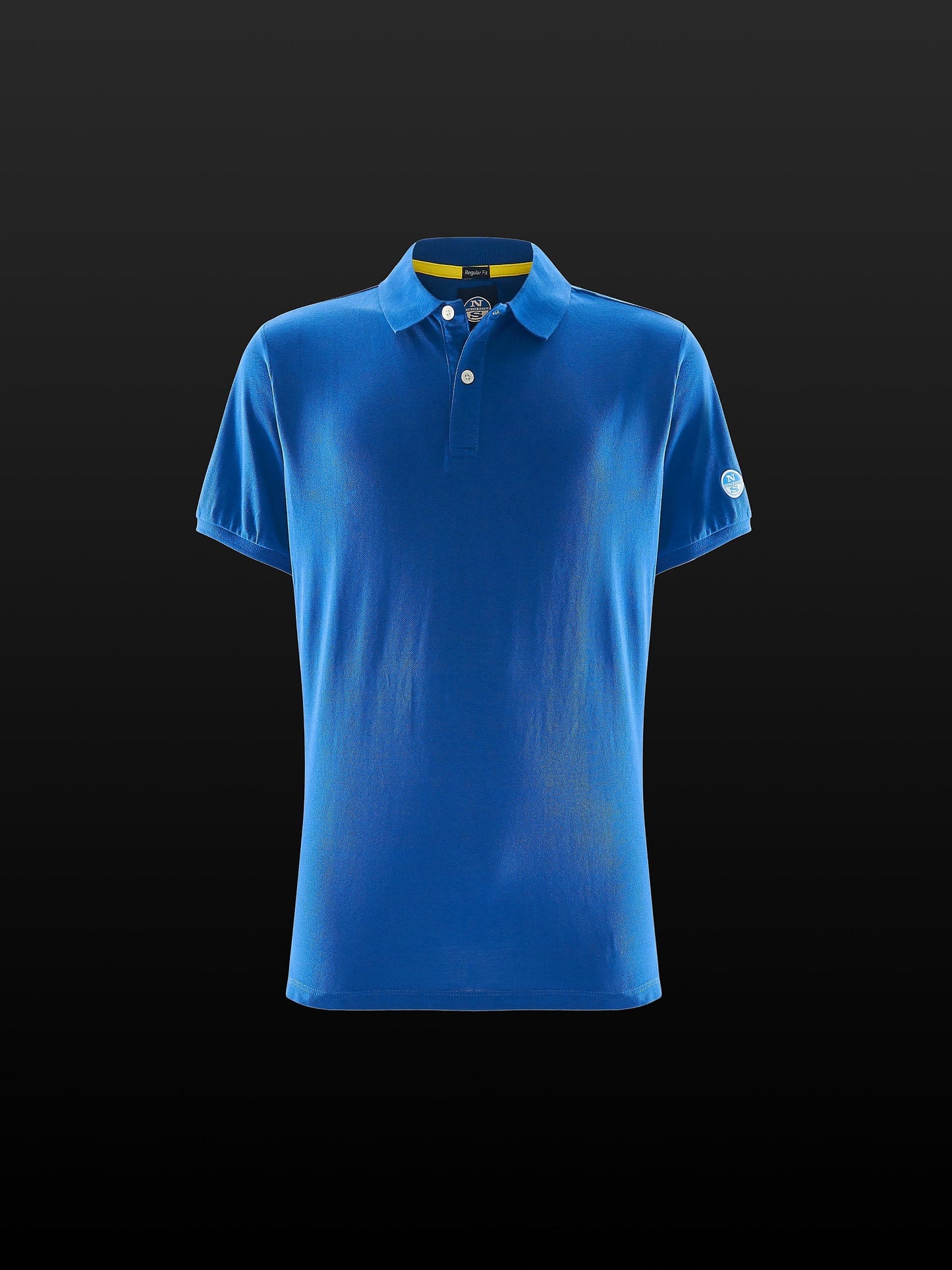hover | Ocean blue | pique-polo-27m105