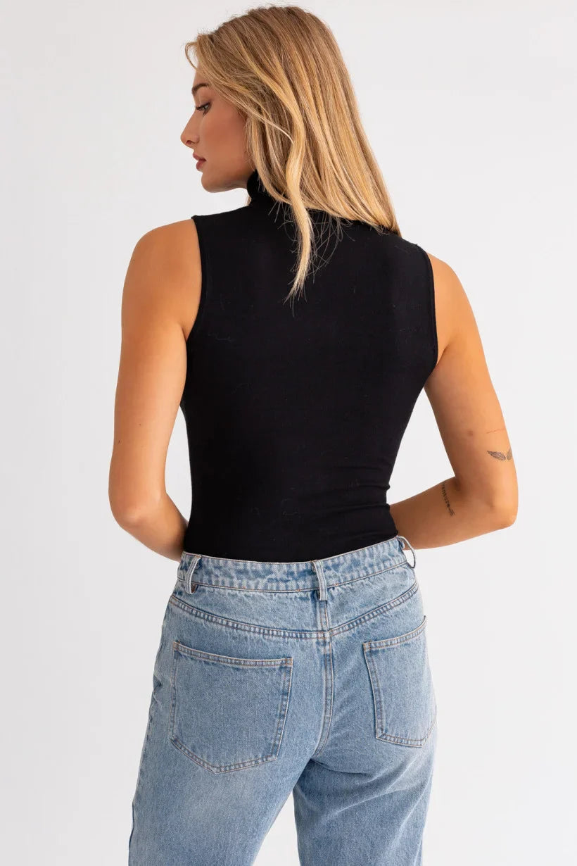 Jenna Mock Neck Bodysuit