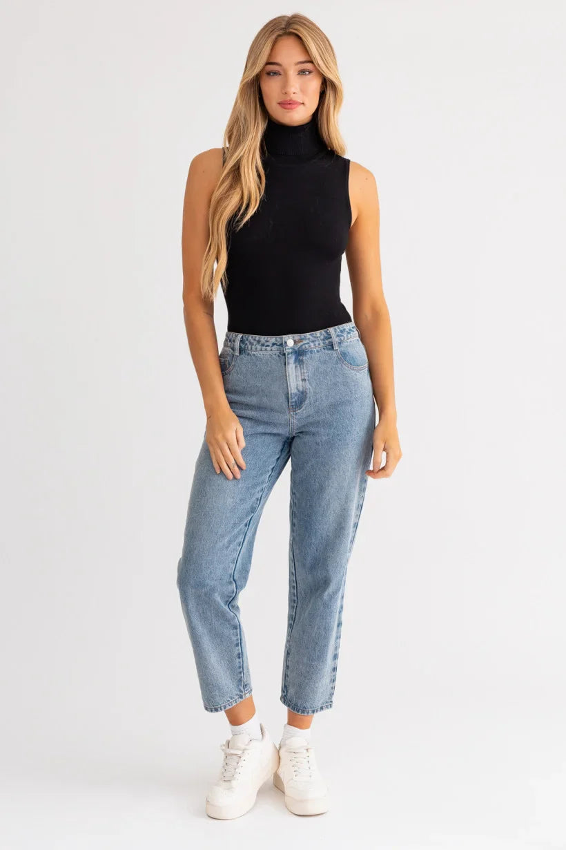 Jenna Mock Neck Bodysuit