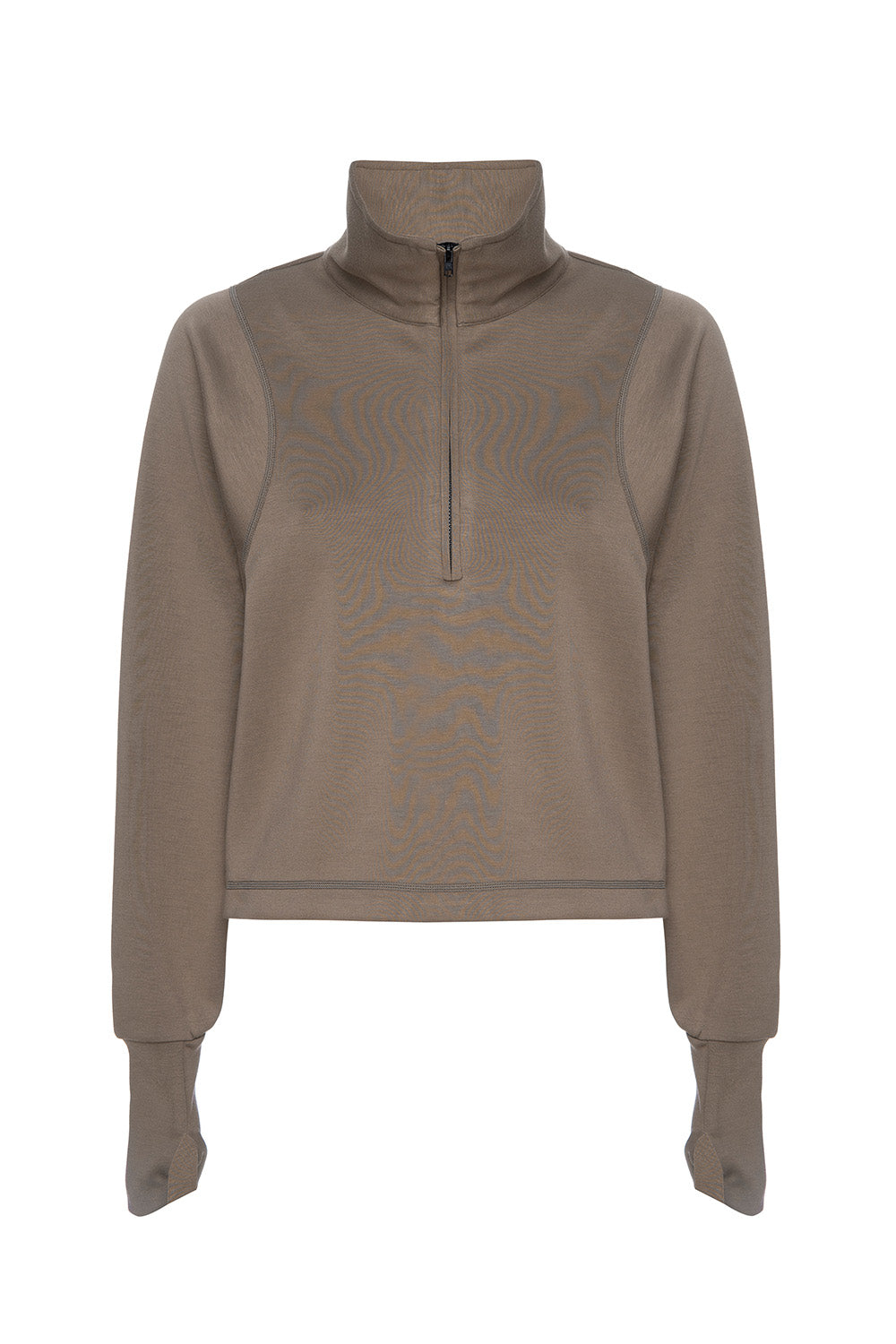 Rodeo Khaki Oversized Half Zip