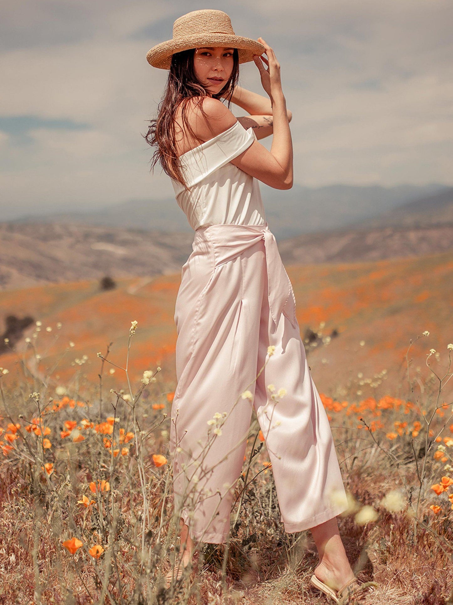 Phalla Tencel Pants - Pale Lilac