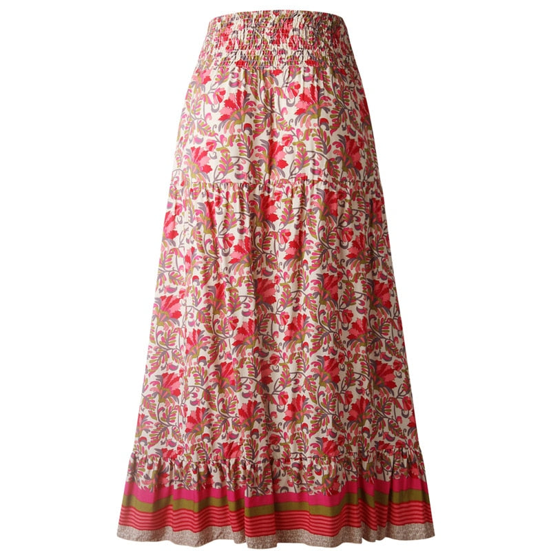 Gypsy Ethnic Oversize Ladies Skirt