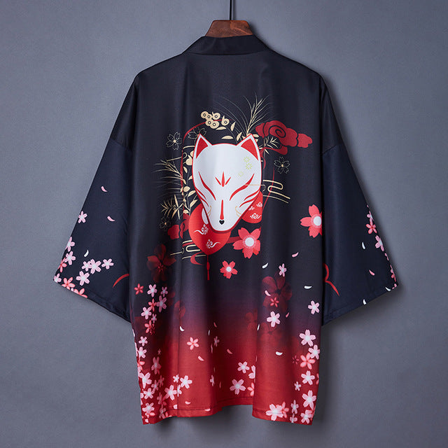 Japanese Streetwear Women Kimono Cardigan