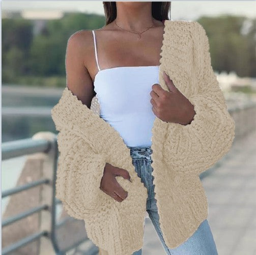 Plush Loose Knit Cardigan