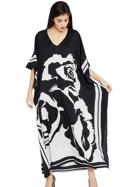 Chiffon Plus Size Bikini Cover Up Maxi Dress