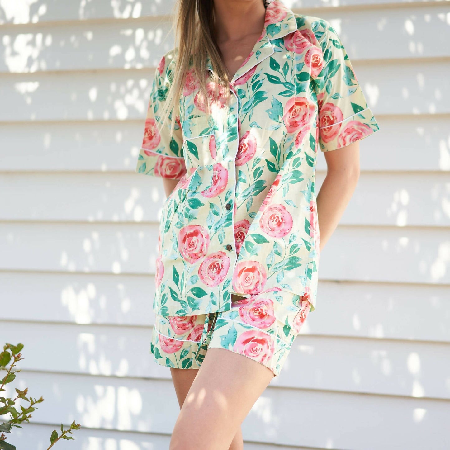 Women's Cotton Pj Shorts, Pajama Set Women, Bridesmaid Pajama, Cotton Sleep Shorts, Sleepwear Mothers Day Valentines Day Gift