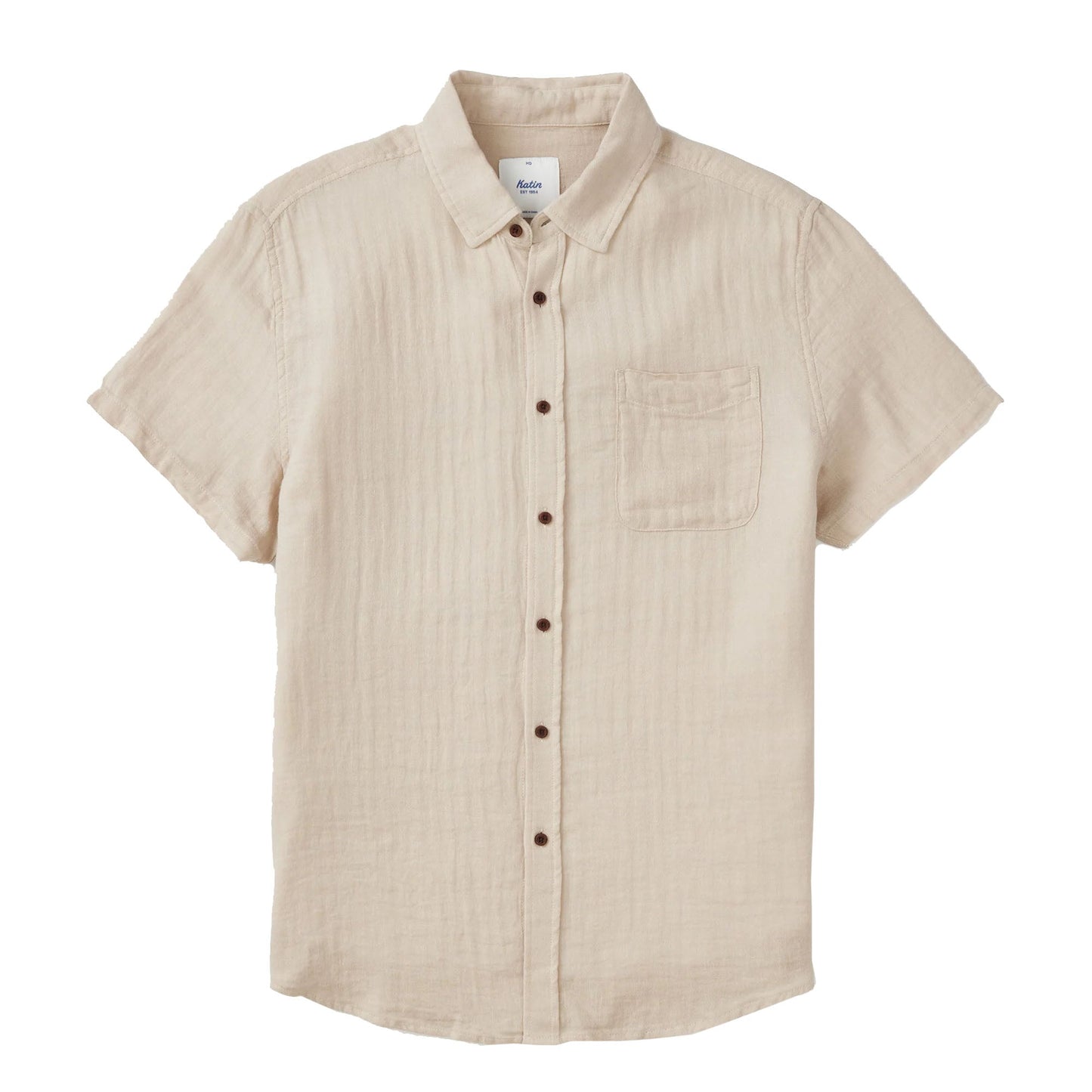 Katin Alan Solid Men's S/S Woven Shirt