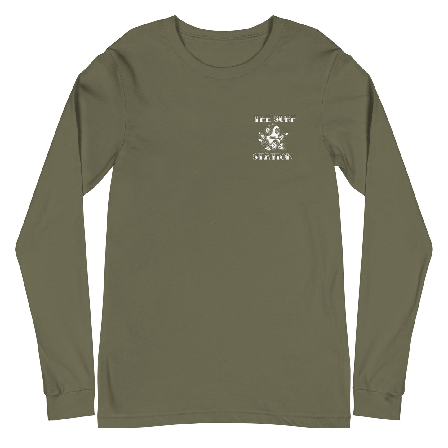 Surf Station x Darby Moore Sailer Tat White Men's L/S T-Shirt