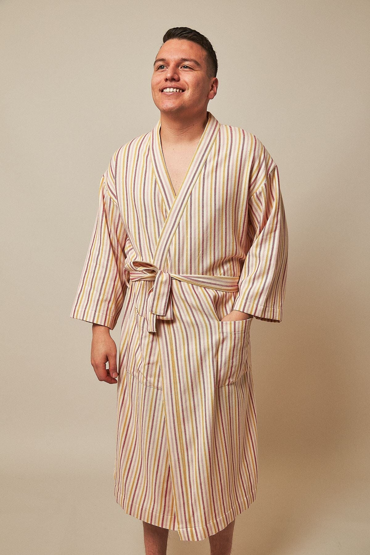 Unisex Turkish Robe Robes Anatolico S Boho Stripes