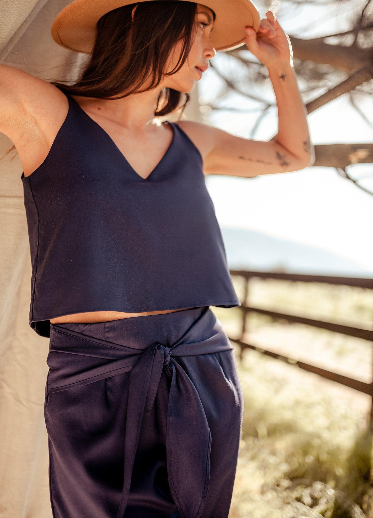 Phalla Tencel Pants - Eclipse