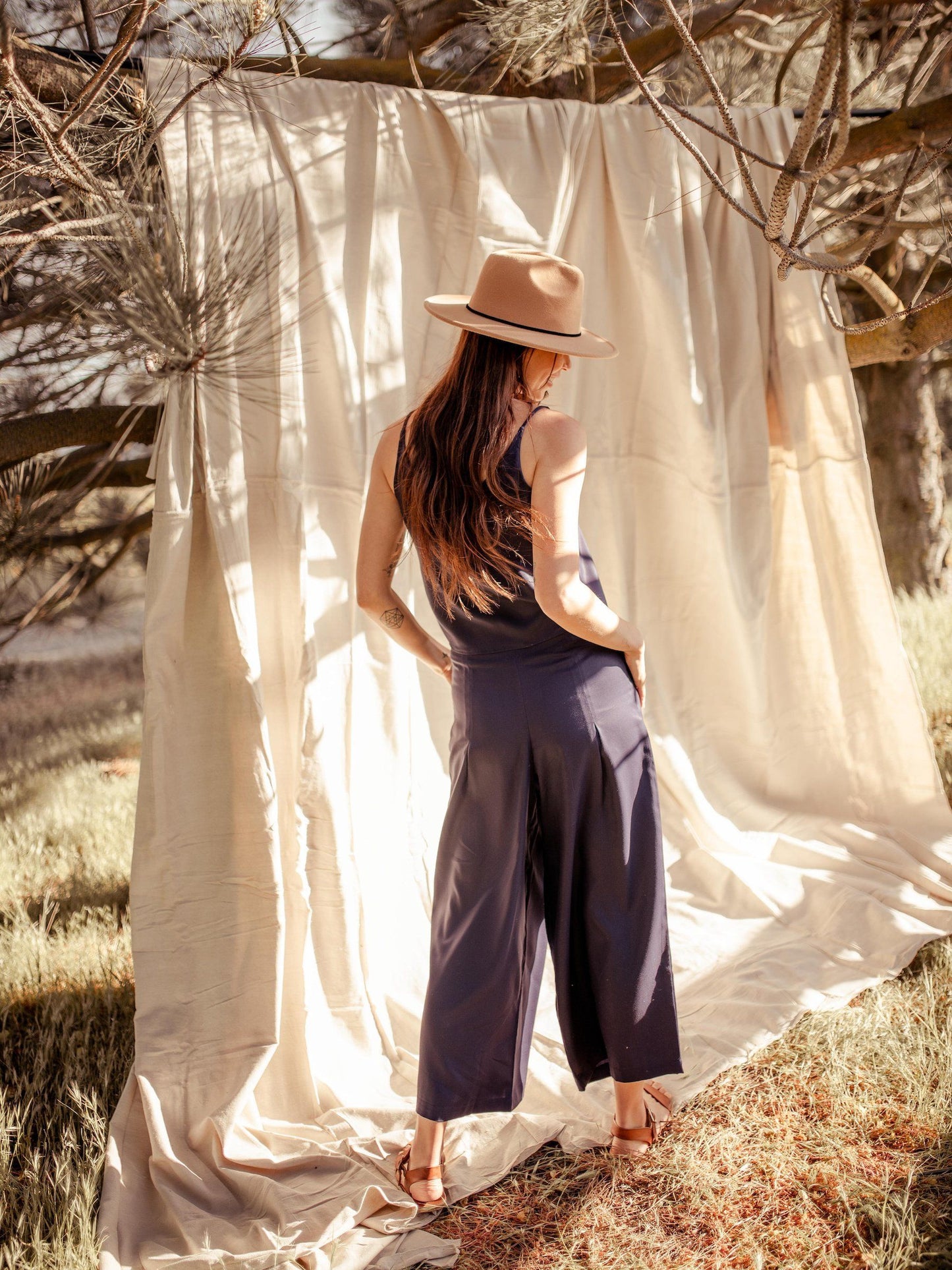 Phalla Tencel Pants - Eclipse