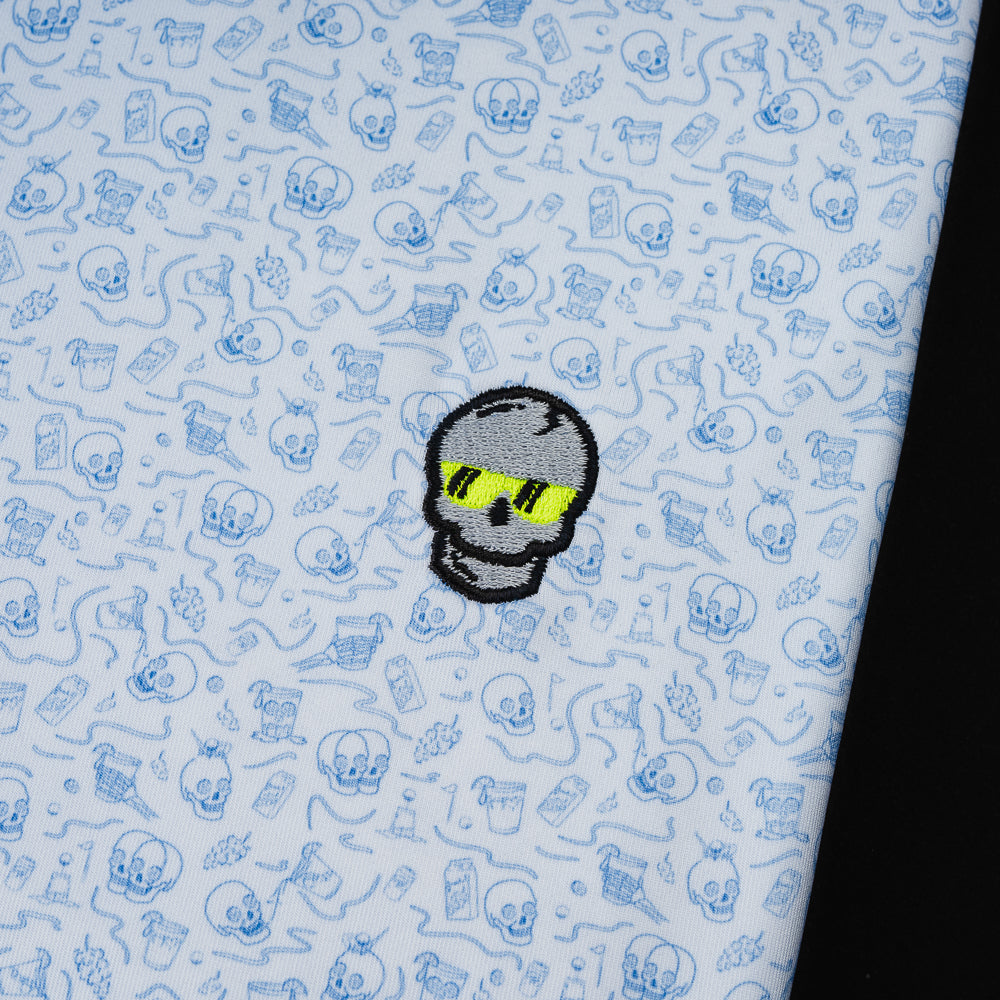 Sippin Skulls Polo Shirt