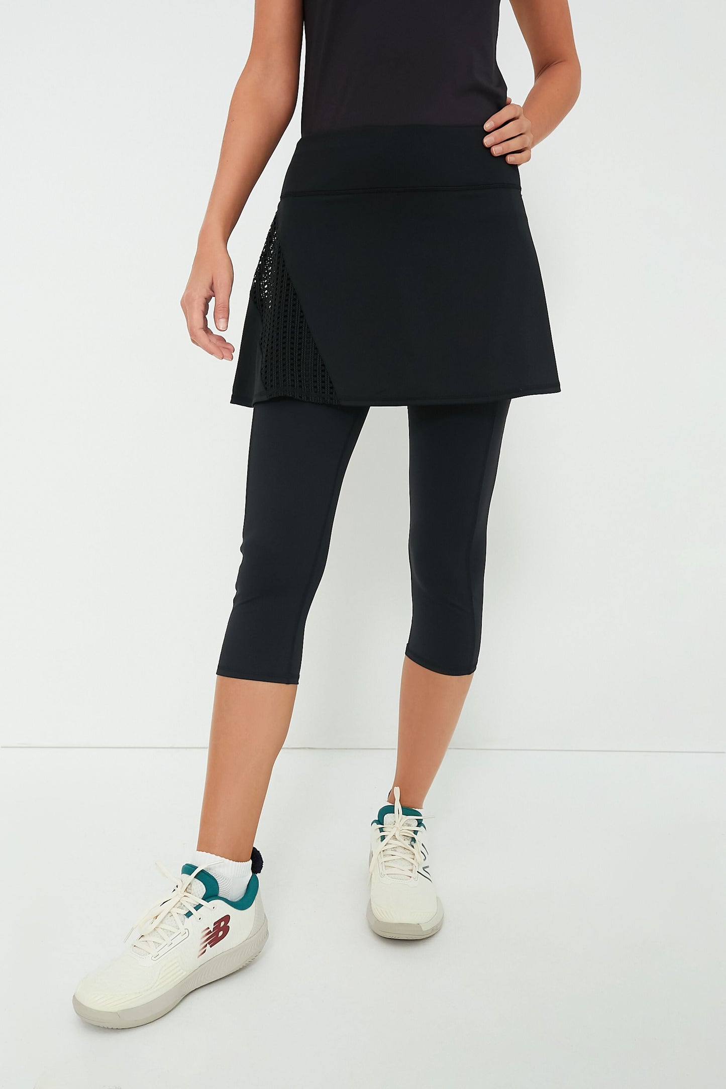 Black Jesse Skirted Capri