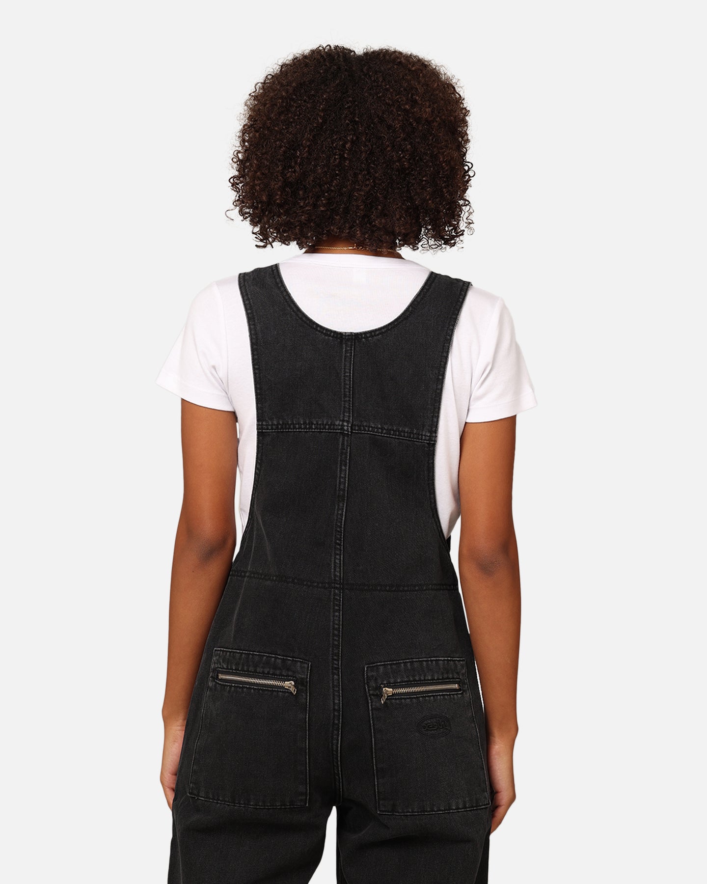 X-Girl Women's Gordon Overalls Washed Black