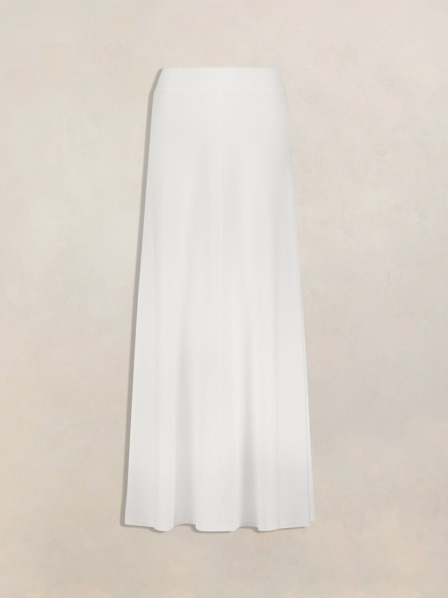 Hard Tail Ribbed Panel Maxi Skirt CS-128