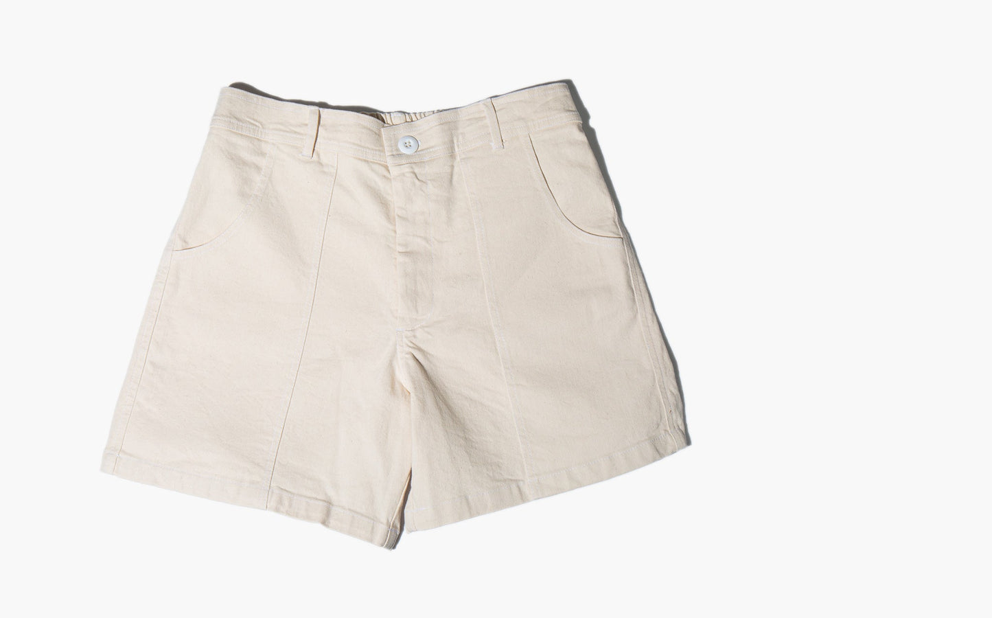 Jungmaven Washed White Venice Shorts