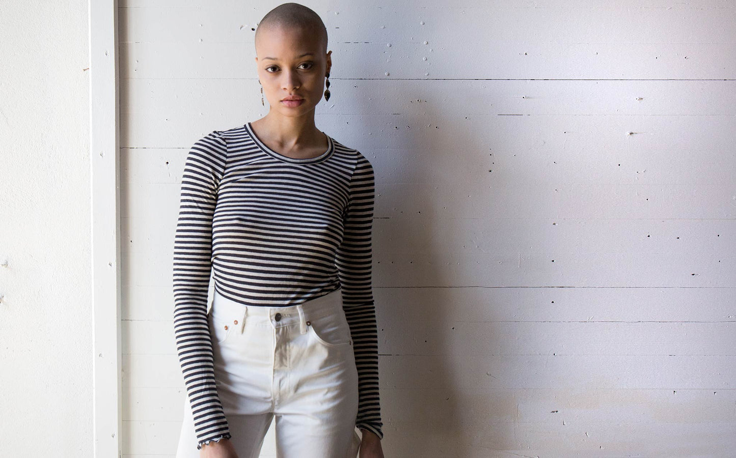 Vivien Ramsay Striped Crew Neck