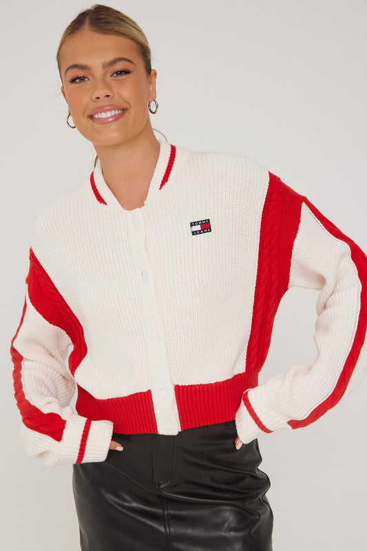 Tommy Jeans TJW Archive 2 Bomber Ancient White