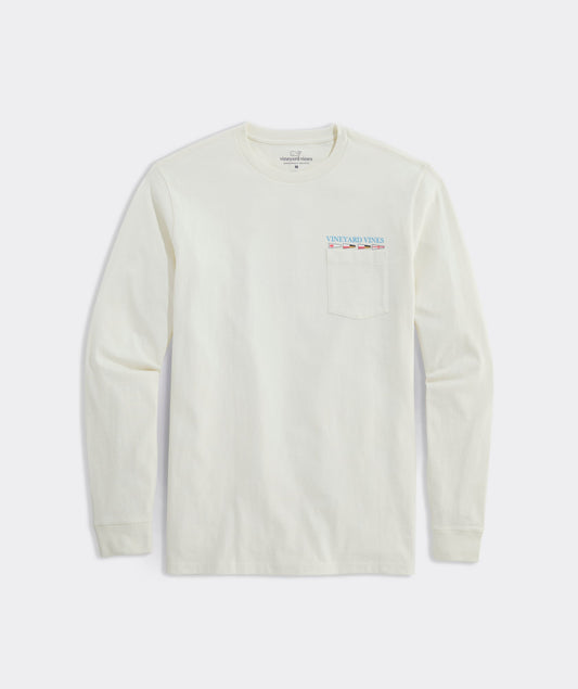 Edgartown Lighthouse Long-Sleeve Pocket Tee