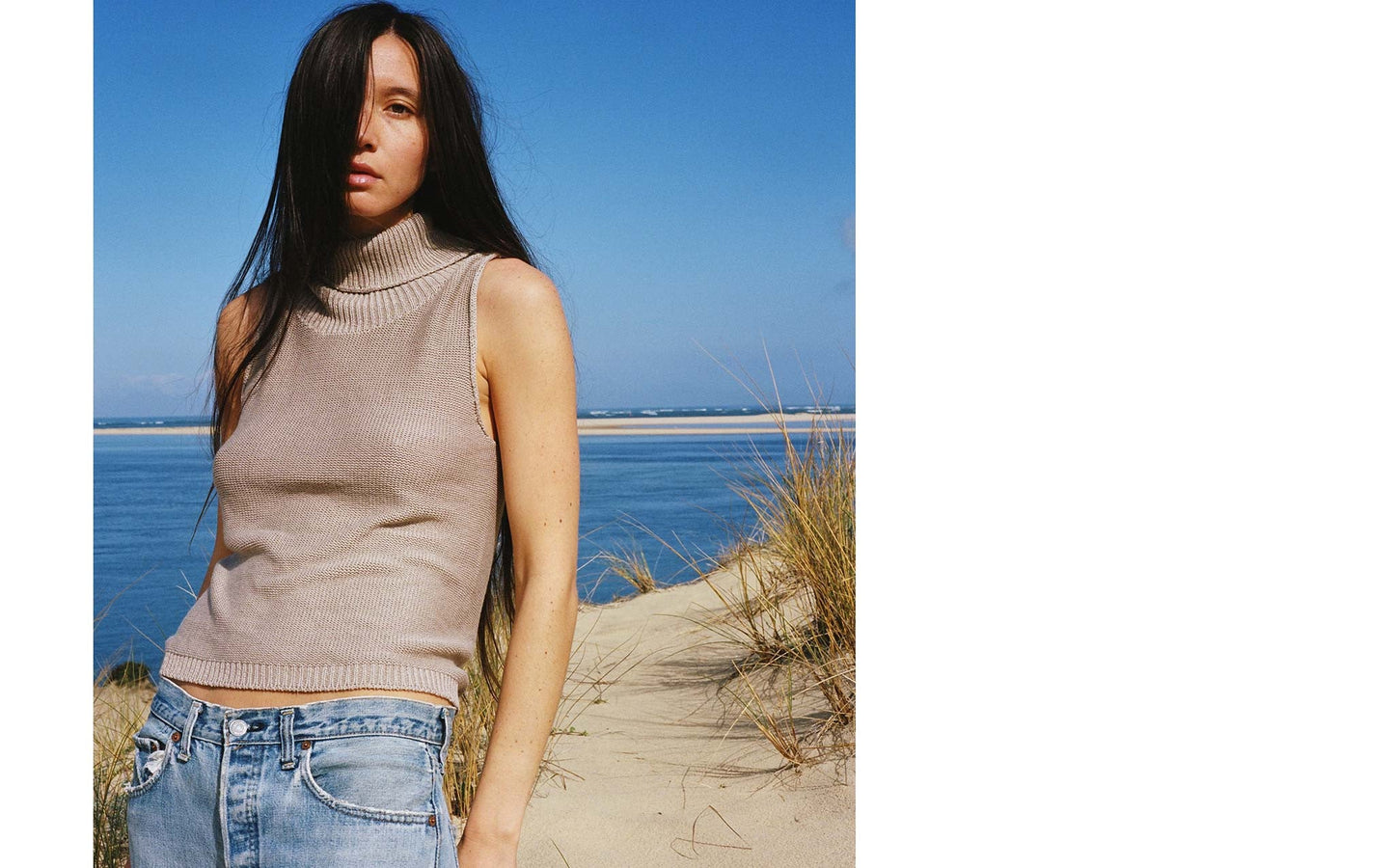 Baserange Khaki Sahar Turtleneck